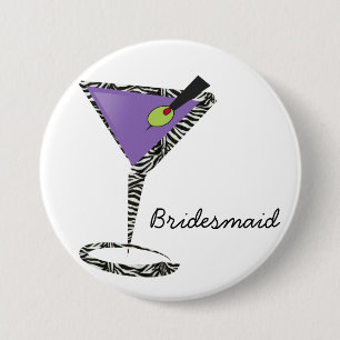 Bóton Redondo 7.62cm martini púrpura chic