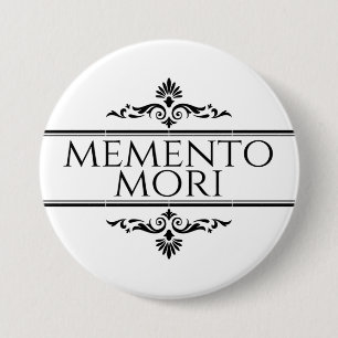 Bóton Redondo 7.62cm Memento Mori