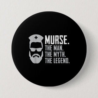 Bóton Redondo 7.62cm Mens Funny Murse