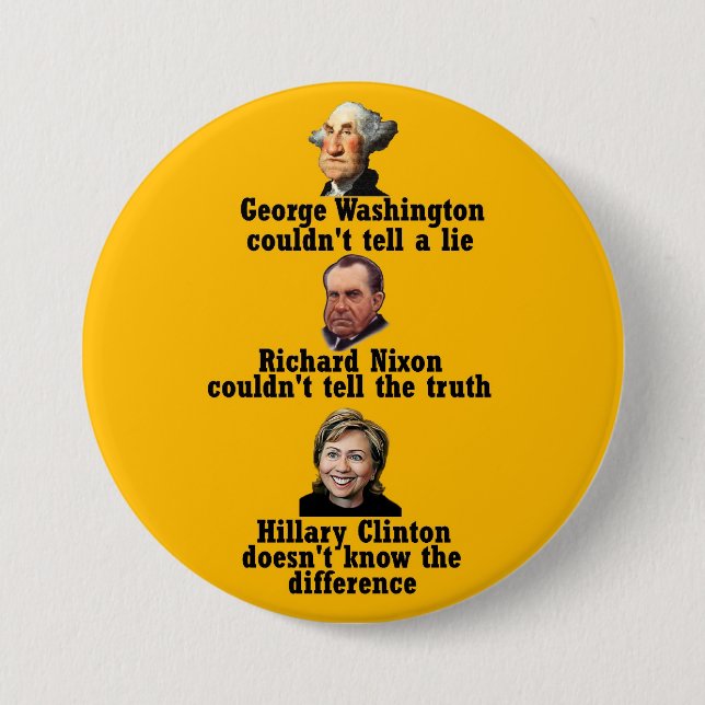 Bóton Redondo 7.62cm Mentirosos, ladrões e políticos (Frente)