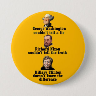 Bóton Redondo 7.62cm Mentirosos, ladrões e políticos