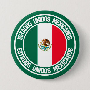 Bóton Redondo 7.62cm México Round Emblem