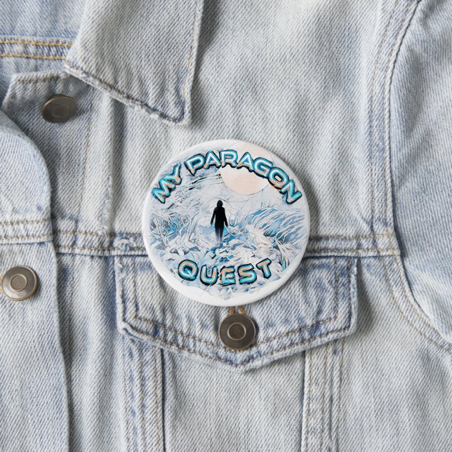 Bóton Redondo 7.62cm Minha Busca de Paragão (In Situ)