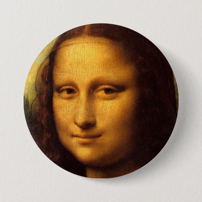 Bóton Redondo 7.62cm Mona Lisa (Frente)