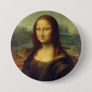 Bóton Redondo 7.62cm Mona Lisa Button