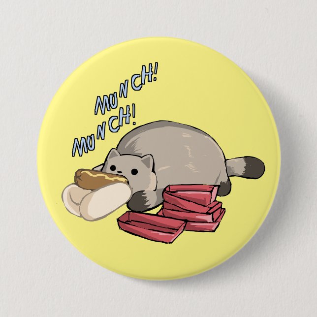 Bóton Redondo 7.62cm Munch! (Frente)