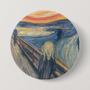 Bóton Redondo 7.62cm Munch é o Gritar
