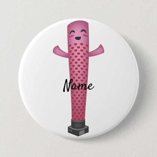 Bóton Redondo 7.62cm Namorados Balonista Thunder_Cove (Frente)