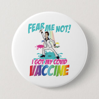 Bóton Redondo 7.62cm Não Me Temas! Botão Disco