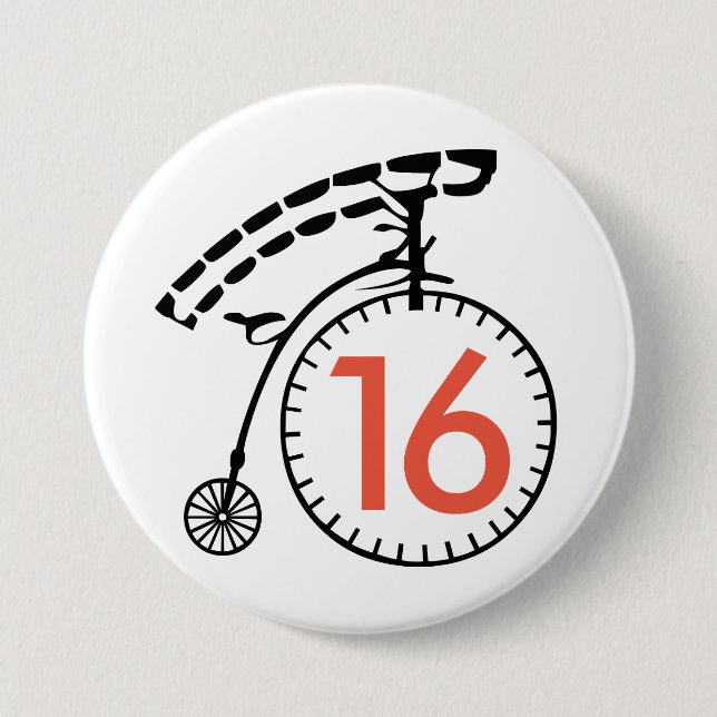 Bóton Redondo 7.62cm Não sou um número. (Frente)