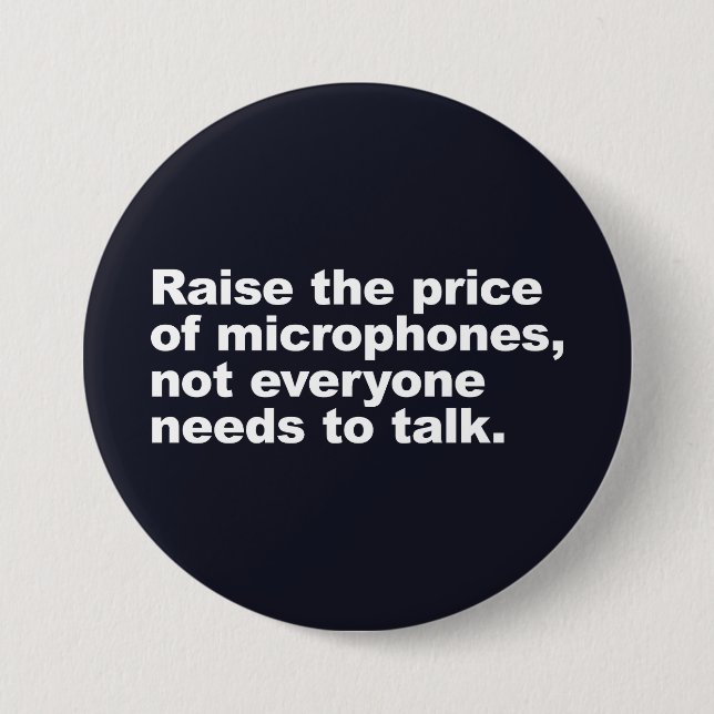 Bóton Redondo 7.62cm Nem todos precisam falar (Frente)