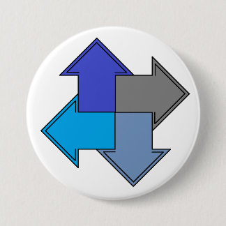 Bóton Redondo 7.62cm nenhum botão dos sentidos