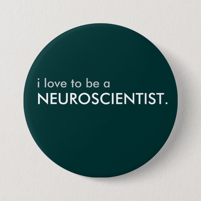 Bóton Redondo 7.62cm neuroscientist (Frente)