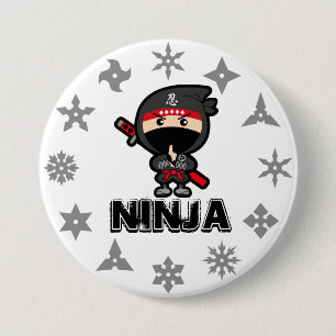 Bóton Redondo 7.62cm Ninja Boy