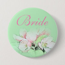 Noiva de flor de maçã de rosa claro bonito, noiva