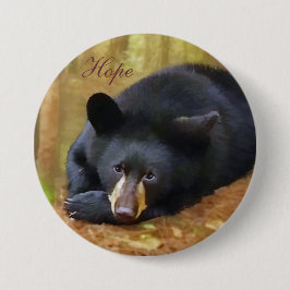 Bóton Redondo 7.62cm Nosso botão da esperança