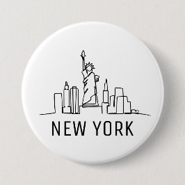 Bóton Redondo 7.62cm Nova York