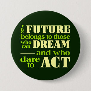 Bóton Redondo 7.62cm O botão futuro