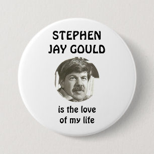 Bóton Redondo 7.62cm o gould de stephen jay é o amor de meu pino da