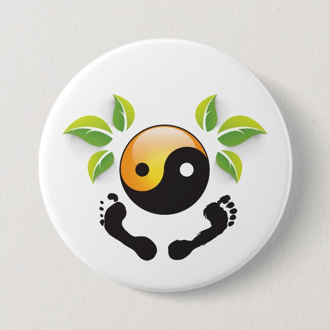 Bóton Redondo 7.62cm O Wohlfühl Oase Stiftknopf de Rosemarie 7.2cm (Frente)