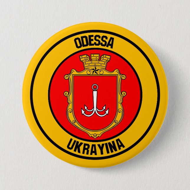 Bóton Redondo 7.62cm Odessa Round Emblem (Frente)