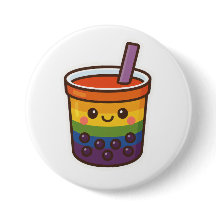 Orgulho LGBTQ+ do Rainbow Bubble Tea