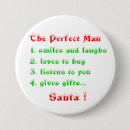 Bóton Redondo 7.62cm Os botões do Homem Perfeito