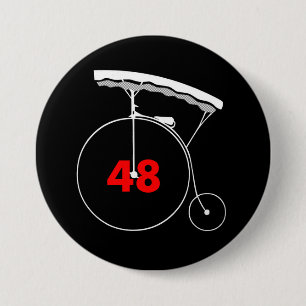 Bóton Redondo 7.62cm Osso por todo o lado em 48