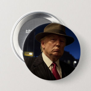 Bóton Redondo 7.62cm padrinho da América Don J. Trump
