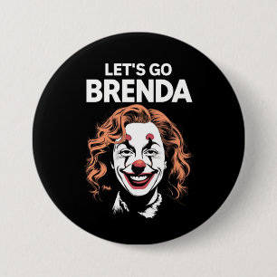 Bóton Redondo 7.62cm Palhaça Kamala Vamos Lá Brenda