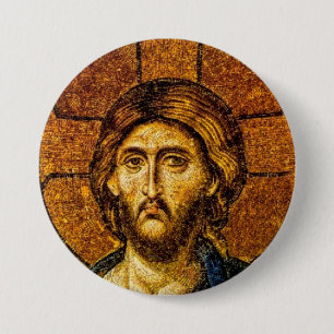Bóton Redondo 7.62cm Pantocrator cristo