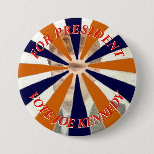 Bóton Redondo 7.62cm Para o presidente Voto Joe Kennedy