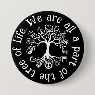 Bóton Redondo 7.62cm Paz na Terra