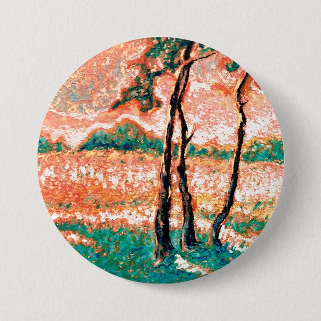 Bóton Redondo 7.62cm Pelo amor do Verão (Frente)