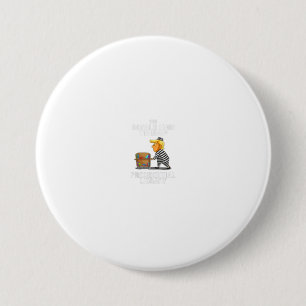 Bóton Redondo 7.62cm Penitenciária Trump Biblioteca Presidencial Funny