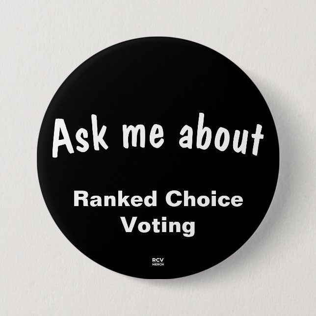 Bóton Redondo 7.62cm Pergunte-me sobre RCV (Frente)