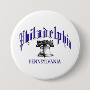 Bóton Redondo 7.62cm Philadelphfia Pensilvânia