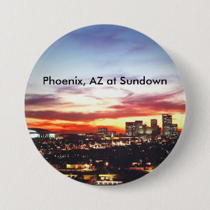 Bóton Redondo 7.62cm Phoenix, AZ no Sundown