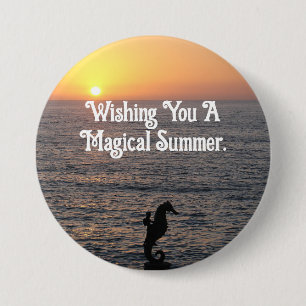 Bóton Redondo 7.62cm Pino do Botão do Cavalo-de-Orelha