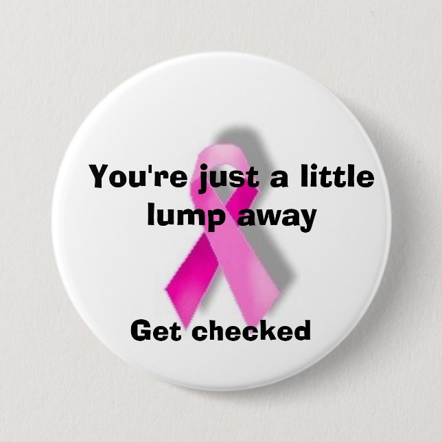 Bóton Redondo 7.62cm Pouco botão da protuberância (Frente)