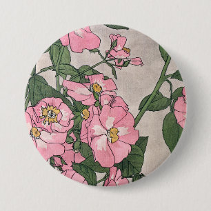 Bóton Redondo 7.62cm Prairie Rosas