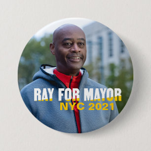 Bóton Redondo 7.62cm Presidente da Câmara de 2021 Ray McGuire