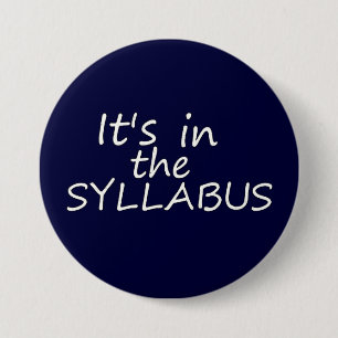 Bóton Redondo 7.62cm Professor engraçado Botão da faculdade