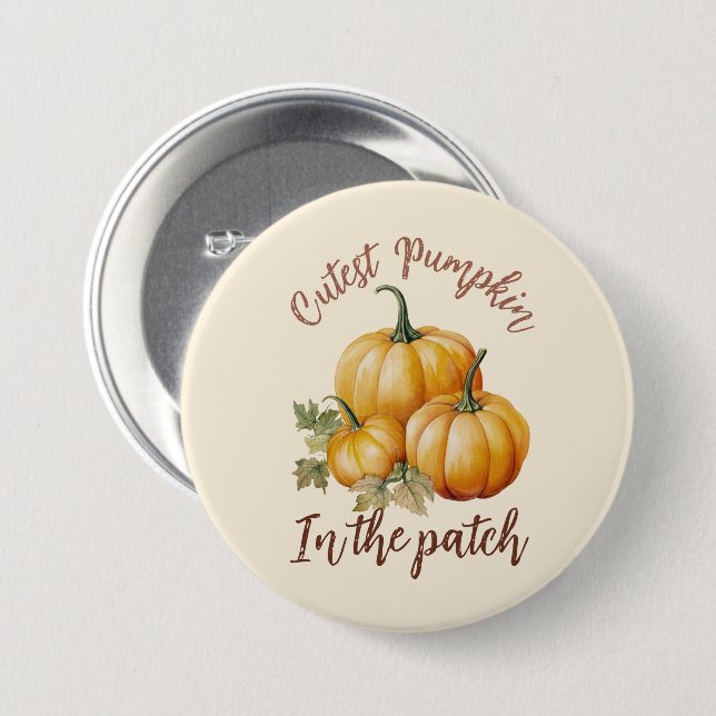 Bóton Redondo 7.62cm Pumpkin mais sujo do sistema (Frente & Verso)