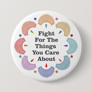 Bóton Redondo 7.62cm RBG Collar Mandala Button