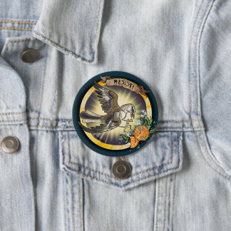 Bóton Redondo 7.62cm Resist State Bird Florida Mockingbird