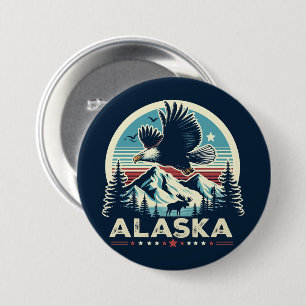 Bóton Redondo 7.62cm Retro Alaska