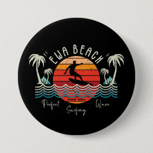 Bóton Redondo 7.62cm Retro Ewa Beach