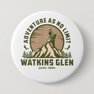Bóton Redondo 7.62cm Retro Watkins Glen Hike