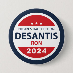 Bóton Redondo 7.62cm Ron DeSantis 2024